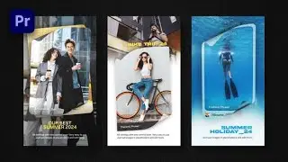 Premiere Pro Template: Page Turn Slideshow Reels
