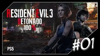 Resident Evil 3 REMAKE DETONADO 100% 'Uma Bomba em Forma de Jogo' #01