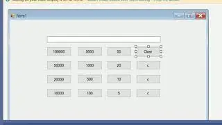 How to add value in text box by pressing single button twice in window form c# urdu/hindi