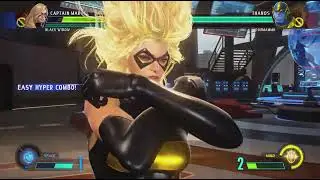 MvC: Infinite - Ms. Marvel & Cosmonaut Black Widow vs. Molten Dormammu & Thanos