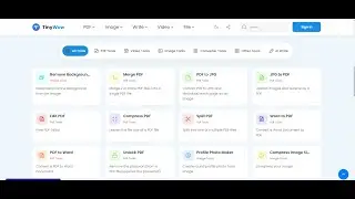 How to Unlock PDF, Convert word docs, pdf, images & Files to other file formats using Tinywow.com