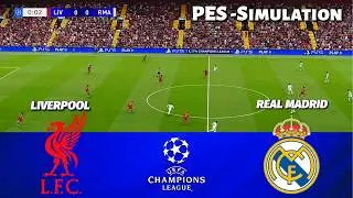 Liverpool vs Real Madrid | UEFA Champions League 2025 | PES 21 Simulation