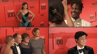 New York: Celebrities walk the Time 100 red carpet | AFP