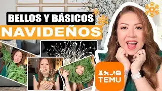 HERMOSAS COMPRAS NAVIDE&Ntilde;AS DE TEMU 🎄HAUL 🎄