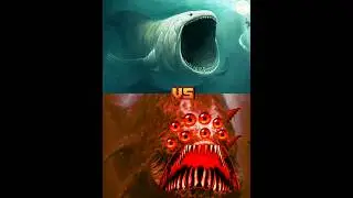 unidentified deep sea VS the bloop,mosasaurus,giant moray eel,ningen #shorts #viral #the #monster😈🔥