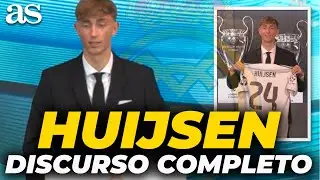 DISCURSO COMPLETO de DEAN HUIJSEN: ACTO de PRESENTACIÓN con el REAL MADRID