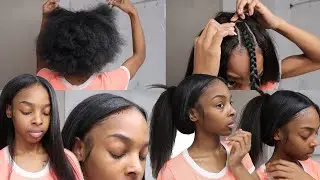 How To: New Quick Weave? (NO GLUE) Blended Upart Install | UNICE HAIR