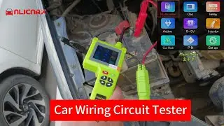 P200 Pro Car Wiring Circuit Tester 12V 24V Power Circuit Probe Kit Car Voltage Resistance Relay Test