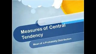 Math Video Tutorial: Measures of Central Tendency: Video 8