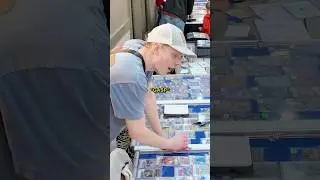 He's got the LUCKY pulls | Pokemon card vendor POV #pokemon #wholesome