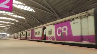 Mumbai's Retrofitted Local Arrival at Deserted URAN Railway Station!!!