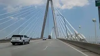 Crossing the Ravenel Bridge - Charleston, SC