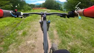 Riding Steam Punk at Loon Mountain Bike Park