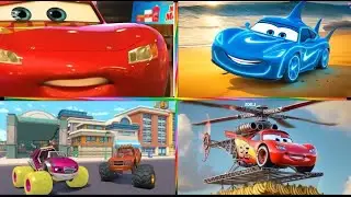 The Lightning McQueen Car Eater vs Police Cars |