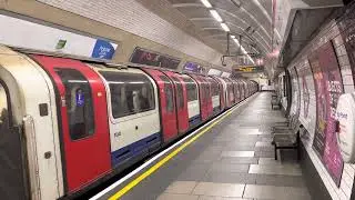 London Underground&rsquo;s 1992 Tube Stock at Lancaster Gate Station.