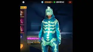 FF new winter fest Bonefreeze dino bundle 🔥#freefire #short  #free #ff