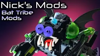 Nick's Mods Ep.15- Bat Tribe Mods -- LEGO Legends of Chima + Batman Combos and MORE!