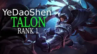 YeDaoShen Talon vs Malphite ✅ Rank 1 Talon Guide Cn