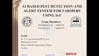 AI Based Pest Detection and Alert System for Farmers using IOT - Project Demo Video