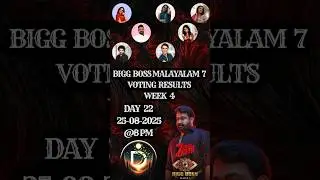 Who is your vote for? Bigg Boss Vote Result Today Malayalam Season 7 Asianet Jiohotstar #shorts