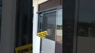 sliding door with sliding security screen #trending #shorts #viralvideo