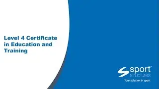 Level 4 Certificate in Education and Training