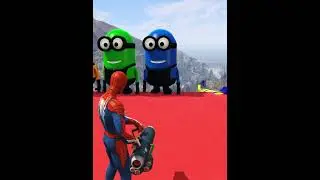 Epic Spider-Man Ragdoll Fails in GTA 5! 😆 #FunnyMoments #SpiderMan #GTA5
