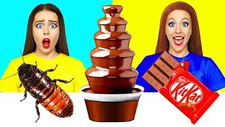 Шоколадный Фонтан Челлендж | Потрясающие Кухонные Лайфхаки от Choco DO
