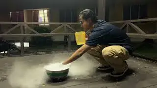 Dry Ice + Hot Water Experiment for Magic Potion