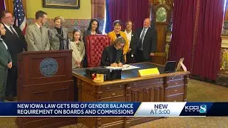 Gender balance repeal signed into law