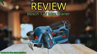 Bosch 12V Max Planer GHO12V-08N Review | Best Cordless Planer for Woodworking 2025!