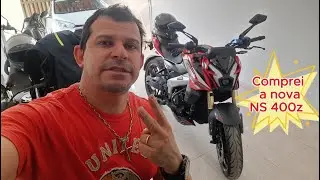 Comprei uma NS400z da BAJAJ