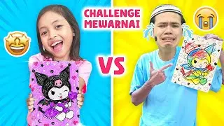 CHALLANGE MEWARNAI 😍 Leika & Tompel bikin kerajinan sendiri!