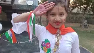 Dance by Purnashree Sinha. Republic day celebration at APS, Shankar Vihar
