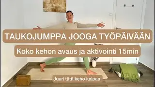 Helppo istumatyöläisen taukojumppa | Eroon jumeista | Jooga 15 min