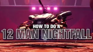 How To Do A... 12 PERSON MASTER NIGHTFALL!!!! (The BEST Glitch in Destiny 2 Beyond Light!)