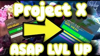 HOW TO LEVEL UP FAST in ROBLOX PROJECT X