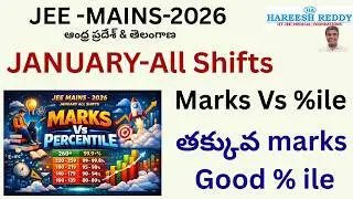 JEE MAINS 2026 🔥 Marks vs Percentile | 99+ Percentile ki Enni Marks? 😱  JAN Attempt Analysis 📊