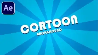 Create Simple Cartoon Background in After Effect Tutorial I #aftereffetcs