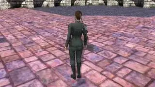 Havok Cloth: Pris Model Simulated Ponytail