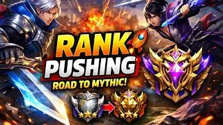 Rank Pushing to Mythic 🔥 | Solo Queue Mobile Legends Gameplay