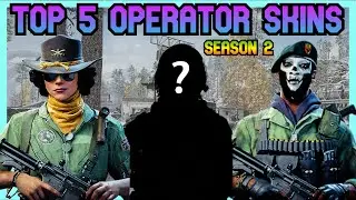 TOP 5 BEST OPERATOR SKINS! *Season 2 Reloaded* - COD Black Ops Cold War (Best Skins)