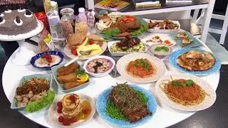 Mattias Kristianssons veganbuffé - Malou Efter tio (TV4)