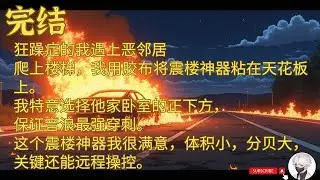 【完结】狂躁症的我遇上恶邻居 爬上楼梯，我用胶布将震楼神器粘在天花板上。我特意选择他家卧室的正下方，保证音浪最强穿刺。这个震楼神器我很满意，体积小  #故事頻道  #爽文 #情感  #小说 #情感故事