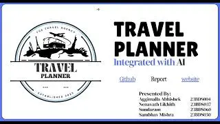 Travel Planner App