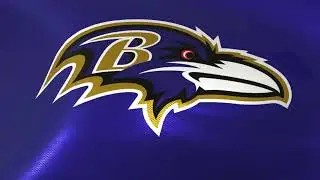 Baltimore Ravens Flag Logo Animation