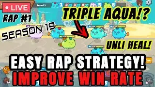EASY RAP TERMI STRATEGY!  LIVE  ARENA GAMEPLAY! SEASON 19 TIPS! ~ AXIE INFINITY 2021 | LOKIN