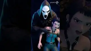 Zoey is being kidnapped by a ghost 👻 #kpop #fortnite #viral #hunterxhunter #ghost