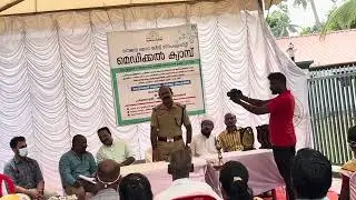 CI Ajeesh, CHAVARA Police Station inaugurated the Medical Camp