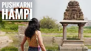 Stillness carved in stone 🛕 | Pushkarni Temple, Hampi | Spin the City